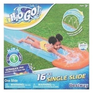 NIB. BESTWAY H2OGO! 16ft Single Waterslide
